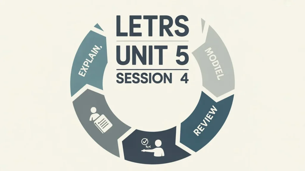 letrs unit 5 session 4