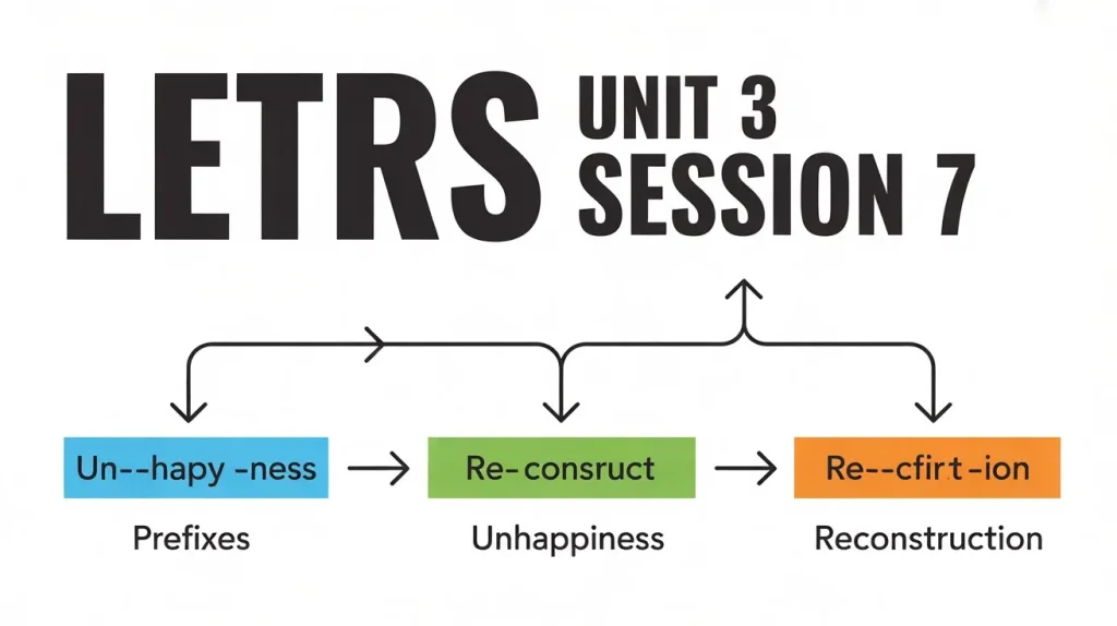 LETRS UNIT 3 SESSION 7