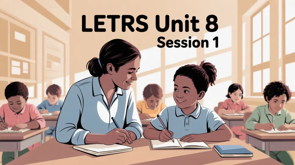 letrs unit 8 session 1