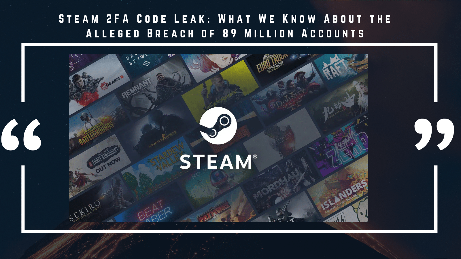 Steam 2FA Breach